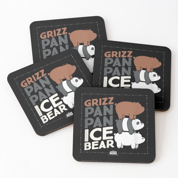 Item preview, Ice Bear We Bare Bears Grizz Pan Pan designed and sold by Foxintheloart.