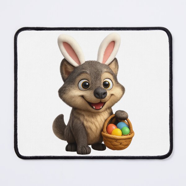 Item preview, Wolf Easter Bunny designed and sold by Sillytoe.