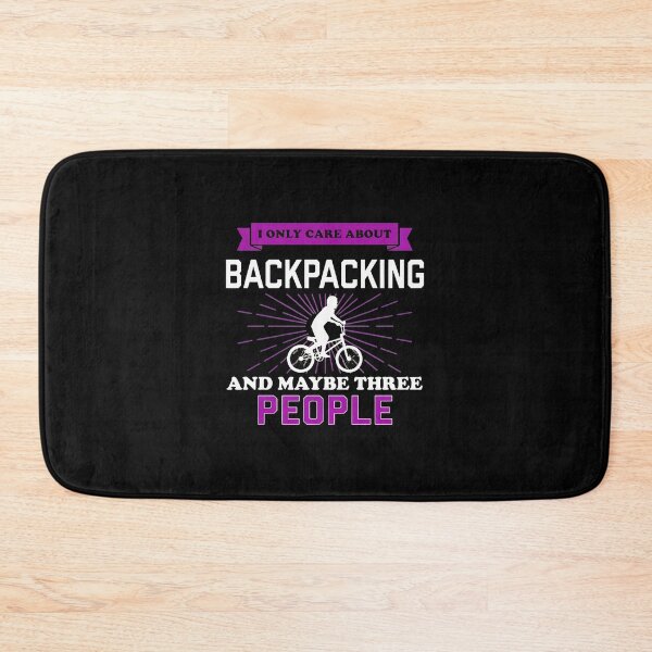Item preview, Backpacking And Maybe Three People Funny Bicycle Retro designed and sold by vitoloda.