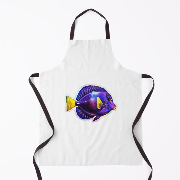 Item preview, Purple Tang Reef Fish Sticker Art designed and sold by KenworksDigital.