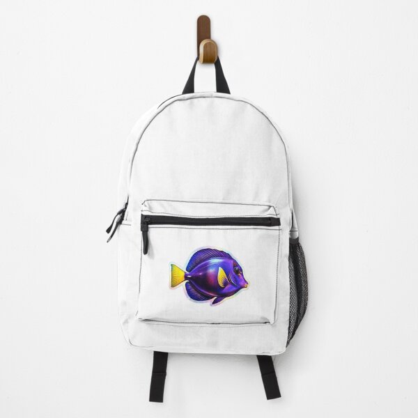 Item preview, Purple Tang Reef Fish Sticker Art designed and sold by KenworksDigital.