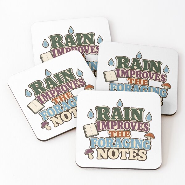 Item preview, Rain Improves The Foraging Notes designed and sold by aihrgdesign.