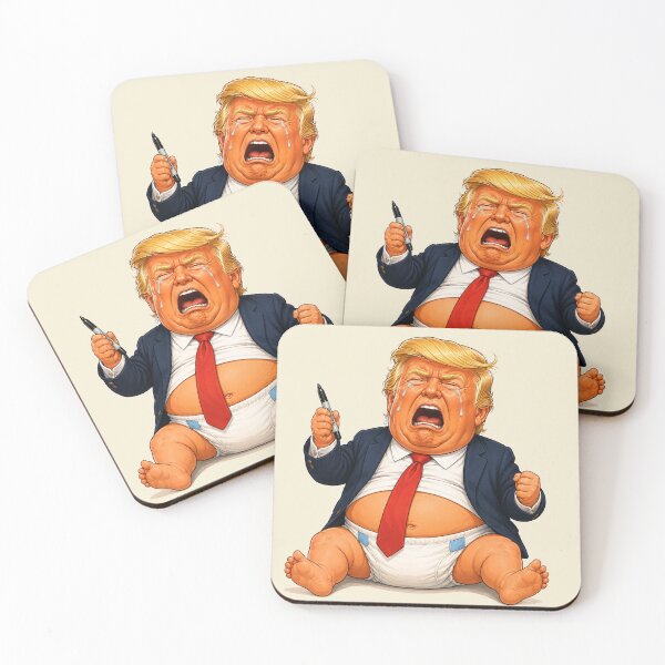 Item preview, Orange Tantrum – Political Satire Cartoon designed and sold by Flower Magic .