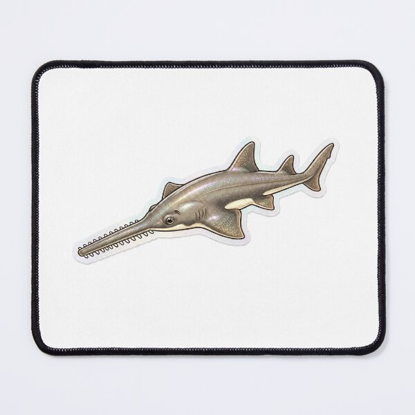 Item preview, Sawfish Sparkle Holographic Marine Life Art designed and sold by KenworksDigital.