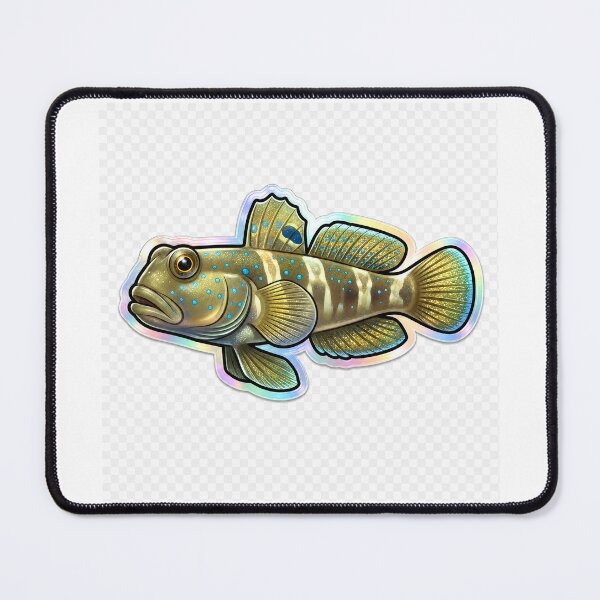 Item preview, Yellow Watchman Goby Holographic Reef Sticker designed and sold by KenworksDigital.