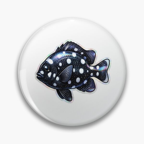 Item preview, Domino Damselfish Aquarium Art designed and sold by KenworksDigital.