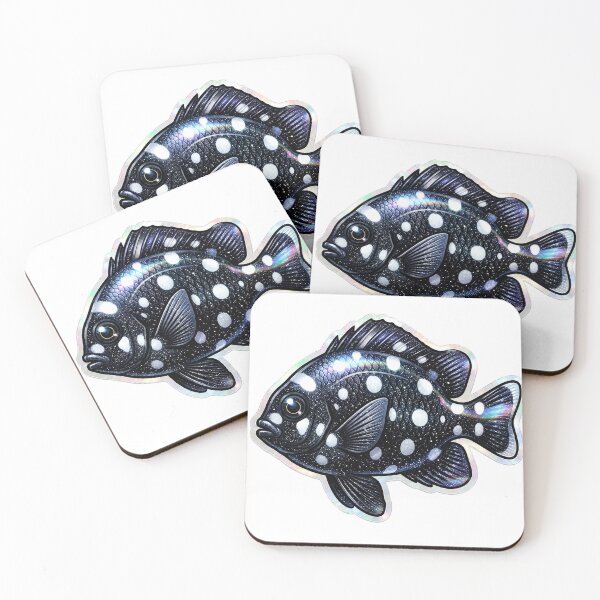 Item preview, Domino Damselfish Aquarium Art designed and sold by KenworksDigital.