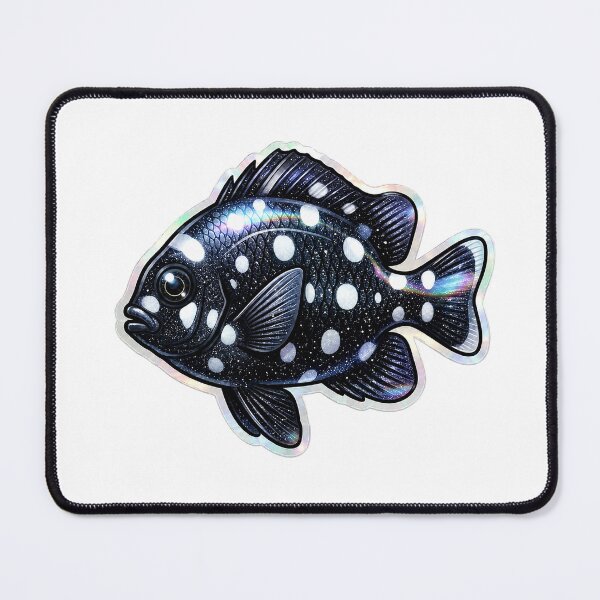 Item preview, Domino Damselfish Aquarium Art designed and sold by KenworksDigital.