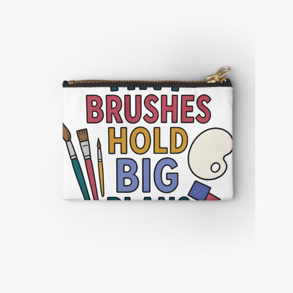 Item preview, Tiny Brushes Hold Big Plans designed and sold by aihrgdesign.