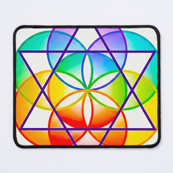 Item preview, Six pointed star with the seed of life designed and sold by Rossi0 .