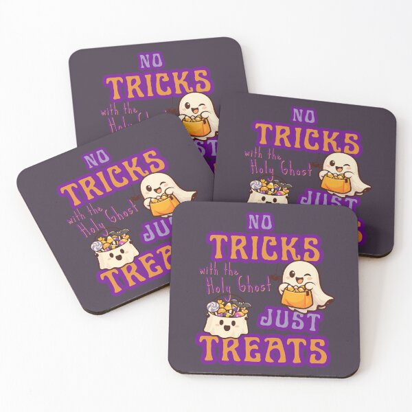 Item preview, Vintage Halloween Cute Ghost Retro Trick or Treat Holy Sprit Spooky Season Christian  designed and sold by Forevermore.