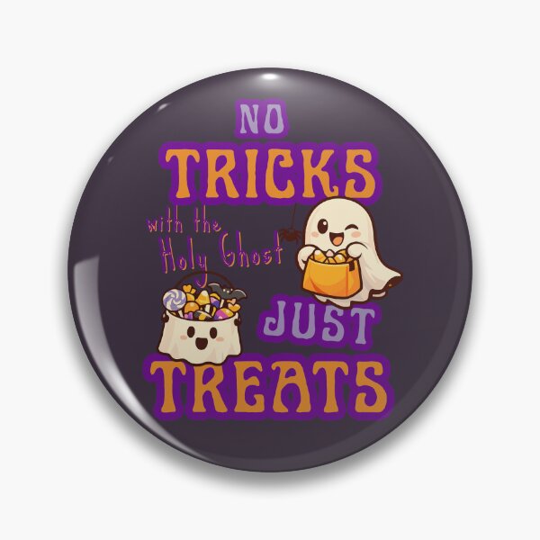 Item preview, Vintage Halloween Cute Ghost Retro Trick or Treat Holy Sprit Spooky Season Christian  designed and sold by Forevermore.