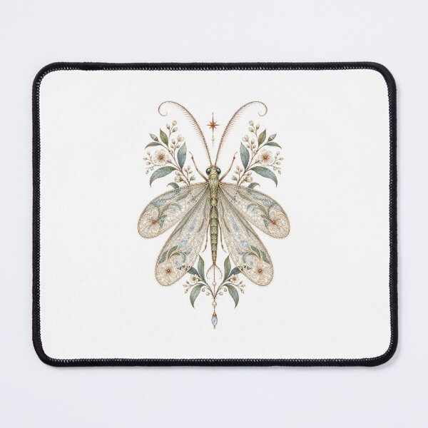 Item preview, Ornamental Lacewing Botanical Insect Lace Illustration designed and sold by Peak Pop Designs | Funny Gifts, Cozy Art & Cute Animals .