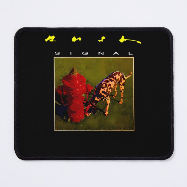 Item preview, Spotted Dog Sniffing Red Fire Hydrant Grass designed and sold by MorbyGanaWho.