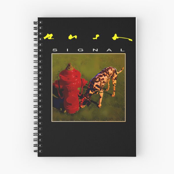 Item preview, Spotted Dog Sniffing Red Fire Hydrant Grass designed and sold by MorbyGanaWho.