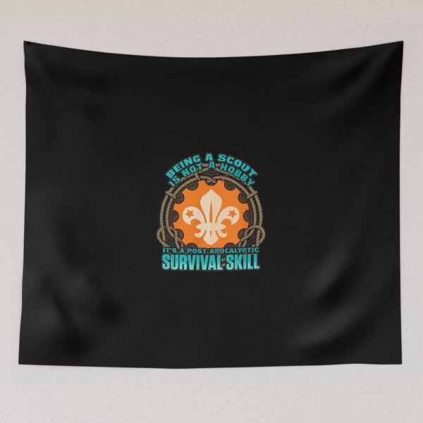Item preview, Being A Scout Survival Skill Post Apocalyptic Emblem designed and sold by morckdene.
