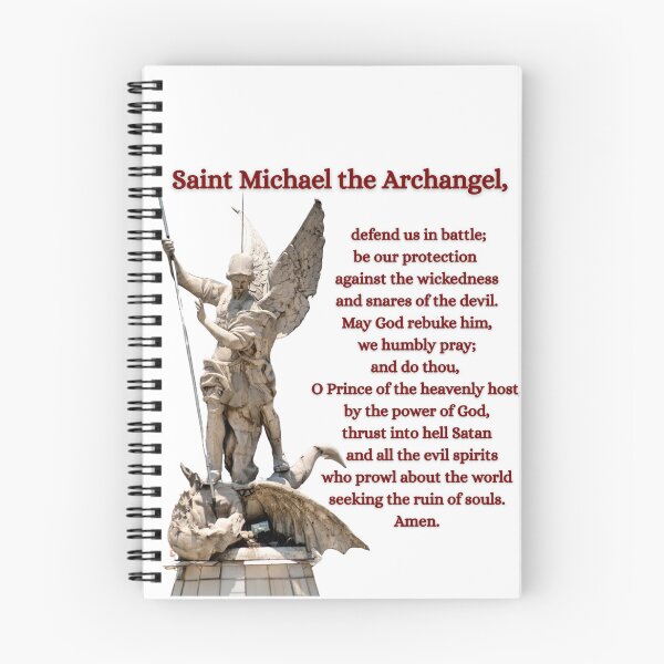 Item preview, Saint Michael Prayer designed and sold by CatholicConcept.