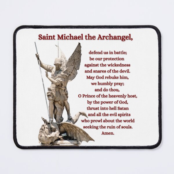 Item preview, Saint Michael Prayer designed and sold by CatholicConcept.