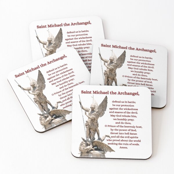 Item preview, Saint Michael Prayer designed and sold by CatholicConcept.