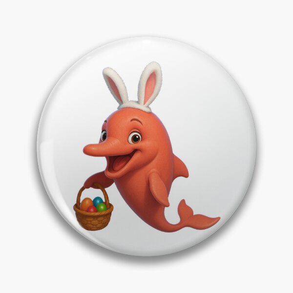 Item preview, Amazon River Dolphin Easter Bunny designed and sold by Sillytoe.