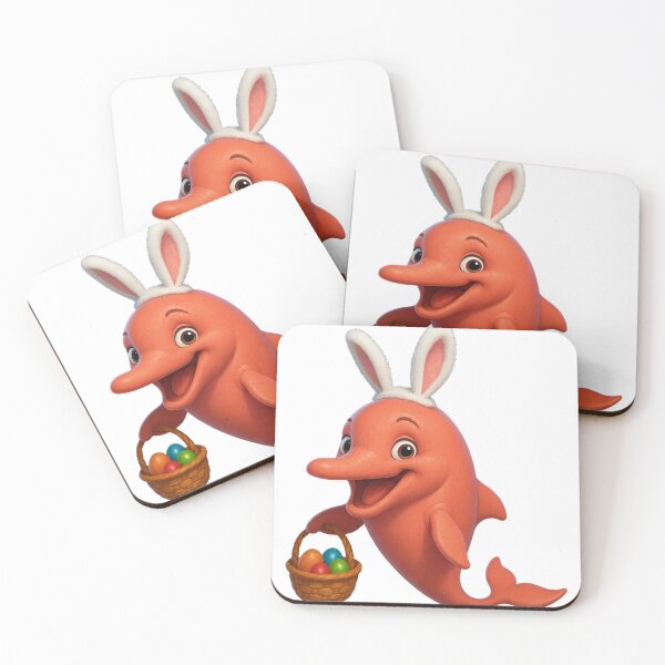 Item preview, Amazon River Dolphin Easter Bunny designed and sold by Sillytoe.