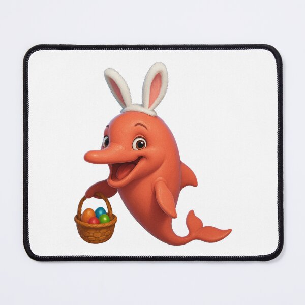 Item preview, Amazon River Dolphin Easter Bunny designed and sold by Sillytoe.