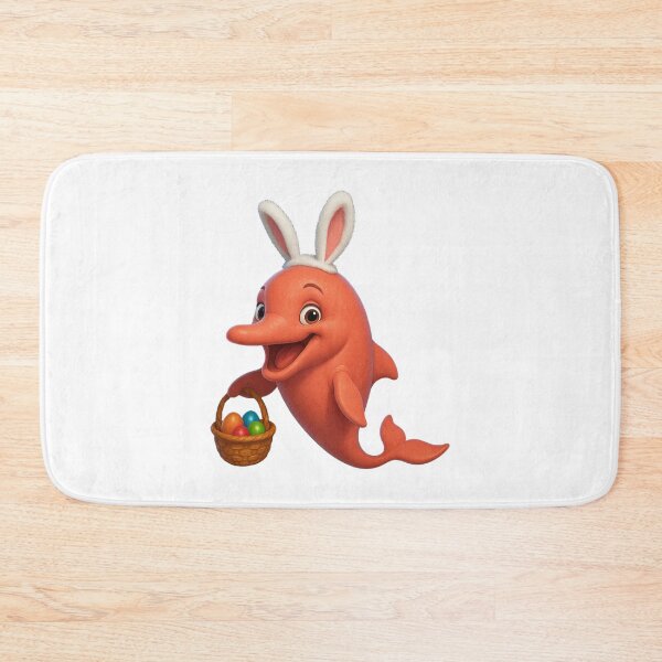 Item preview, Amazon River Dolphin Easter Bunny designed and sold by Sillytoe.