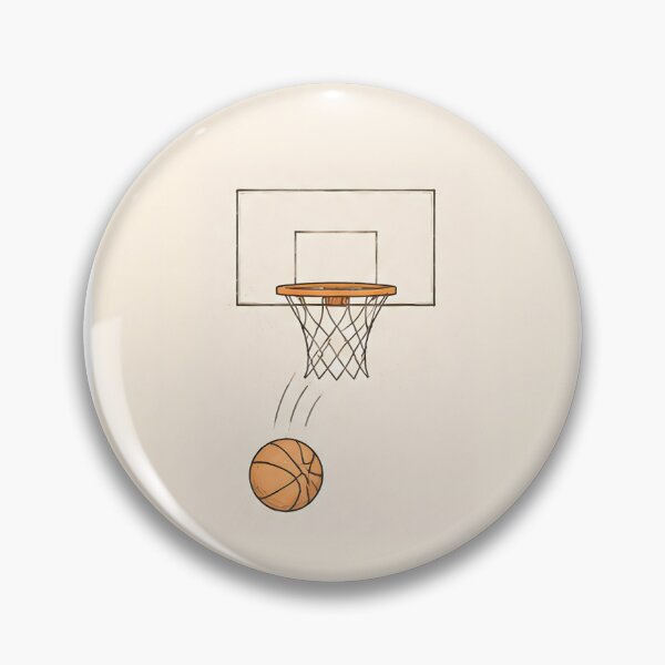 Item preview, Basketball & Hoop – Simple Sports Illustration designed and sold by KWW SHOP.
