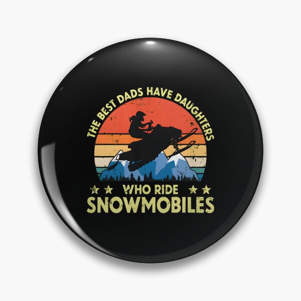 Item preview, Best Dads Have Daughters Who Ride Snowmobiles Vintage Sunset designed and sold by morckdene.