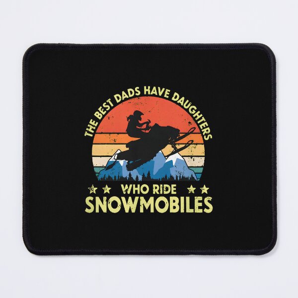 Item preview, Best Dads Have Daughters Who Ride Snowmobiles Vintage Sunset designed and sold by morckdene.