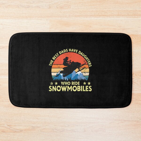 Item preview, Best Dads Have Daughters Who Ride Snowmobiles Vintage Sunset designed and sold by morckdene.