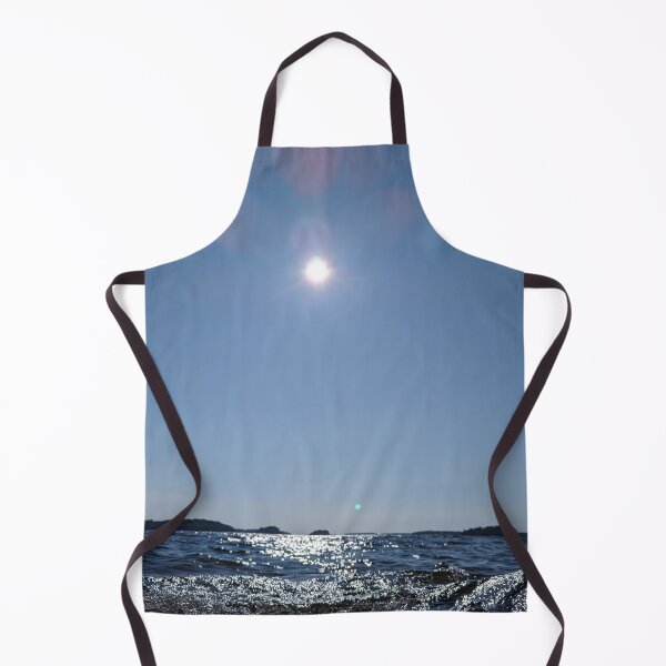 Item preview, Sun Flare Over Choppy Lake Water designed and sold by Adventure Ambience Studio.