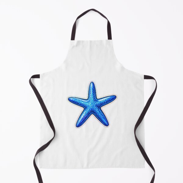 Item preview, Blue Glitter Starfish Sticker Design designed and sold by KenworksDigital.