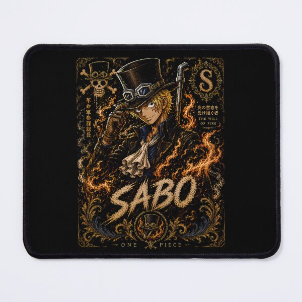Item preview, Sabo One Piece Revolutionary Flame Emperor Art designed and sold by SirLivy.