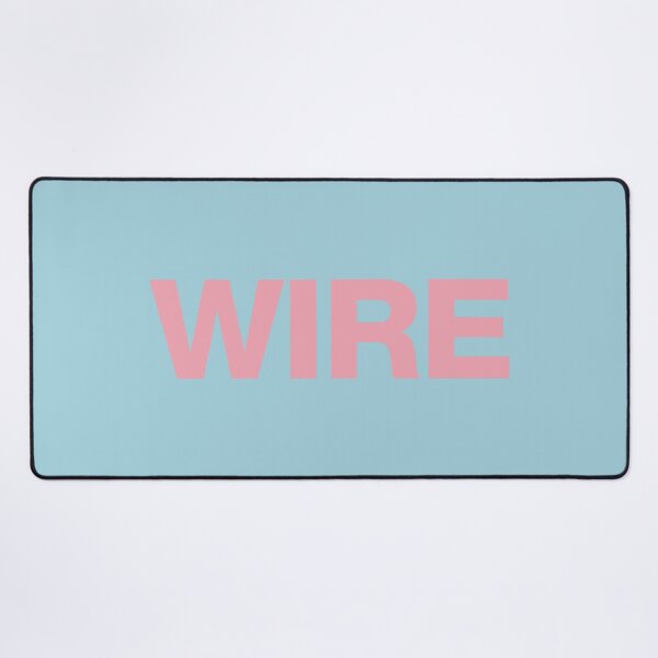 Item preview, Wire Band Minimalist Typography Post-Punk Music Art designed and sold by Lifer Art and Design.