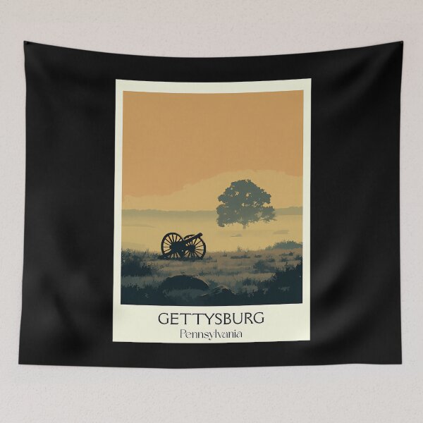 Item preview, Gettysburg Pennsylvania Vintage Travel Poster designed and sold by AlysiaAguiar.