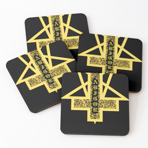 Item preview, Abigor Logo Golden Austrian Black Metal designed and sold by GlimmerHollow.