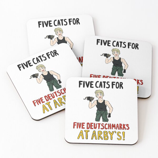Item preview, Five Cats For Five Deutsch Marks designed and sold by AlysiaAguiar.