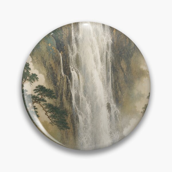 Item preview, Japanese Style Waterfall designed and sold by Artnovalty.redbubble.com.