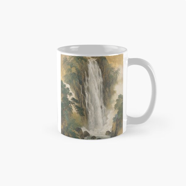 Item preview, Japanese Style Waterfall designed and sold by Artnovalty.redbubble.com.