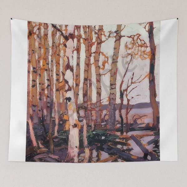 Item preview, Amber Birch Forest designed and sold by BrandsDesigns.