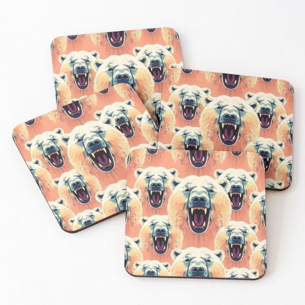 Item preview, Roaring Polar Bear Pattern designed and sold by pUNKnown.