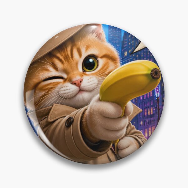 Item preview, Paws and Clues - Cute Detective Cat Winking designed and sold by SALVO180674.