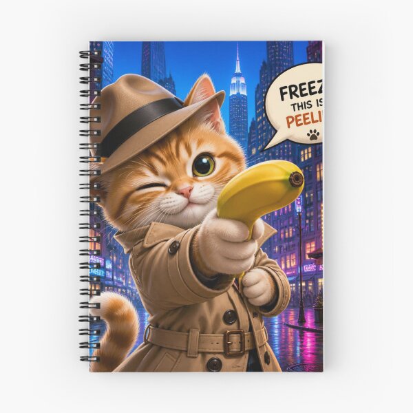 Item preview, Paws and Clues - Cute Detective Cat Winking designed and sold by SALVO180674.