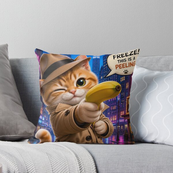 Item preview, Paws and Clues - Cute Detective Cat Winking designed and sold by SALVO180674.