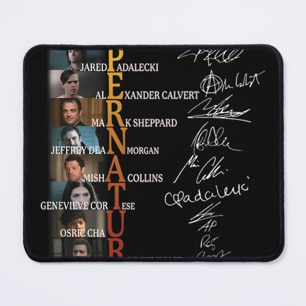 Item preview, Supernatural Full Cast Signed Movie Film Tv Series designed and sold by DanielReyes66.