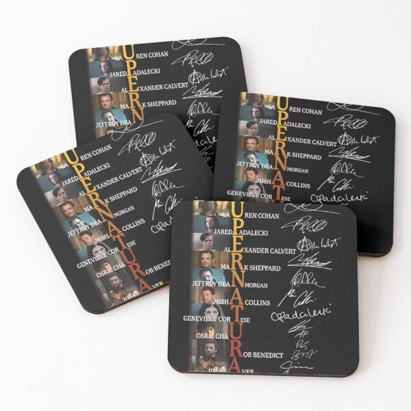Item preview, Supernatural Full Cast Signed Movie Film Tv Series designed and sold by DanielReyes66.