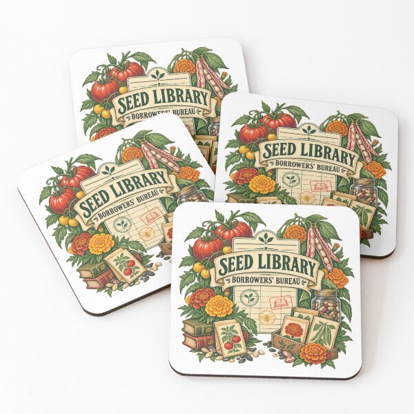 Item preview, Vintage Seed Library Garden Bureau designed and sold by Mosslume Studio.