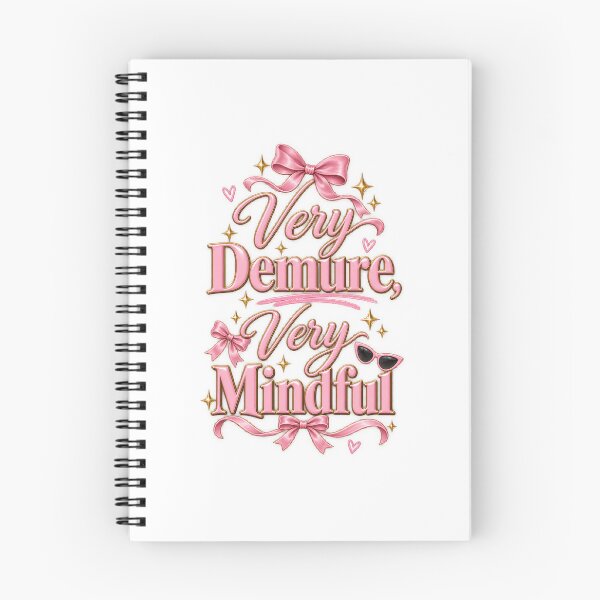 Item preview, Very Demure Very Mindful Pink Glam Quote designed and sold by thebigleebowski.