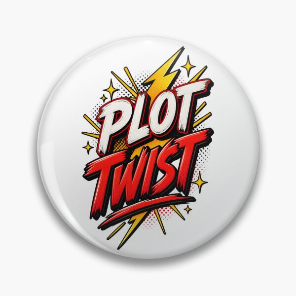 Item preview, Plot Twist Bold Comic Pop Culture Design designed and sold by thebigleebowski.